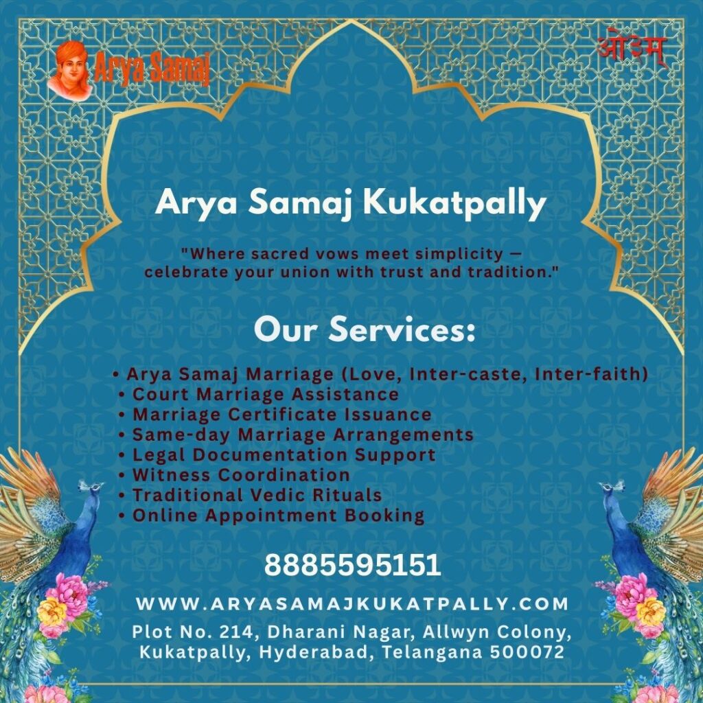 Arya Samaj Inter-Caste Marriage Hyderabad