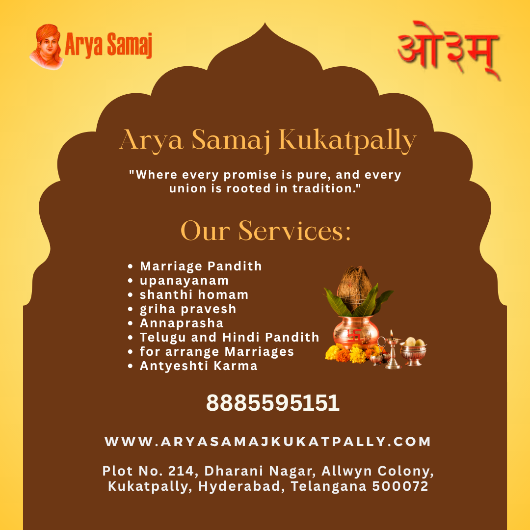 Arya Samaj love marriage Hyderabad