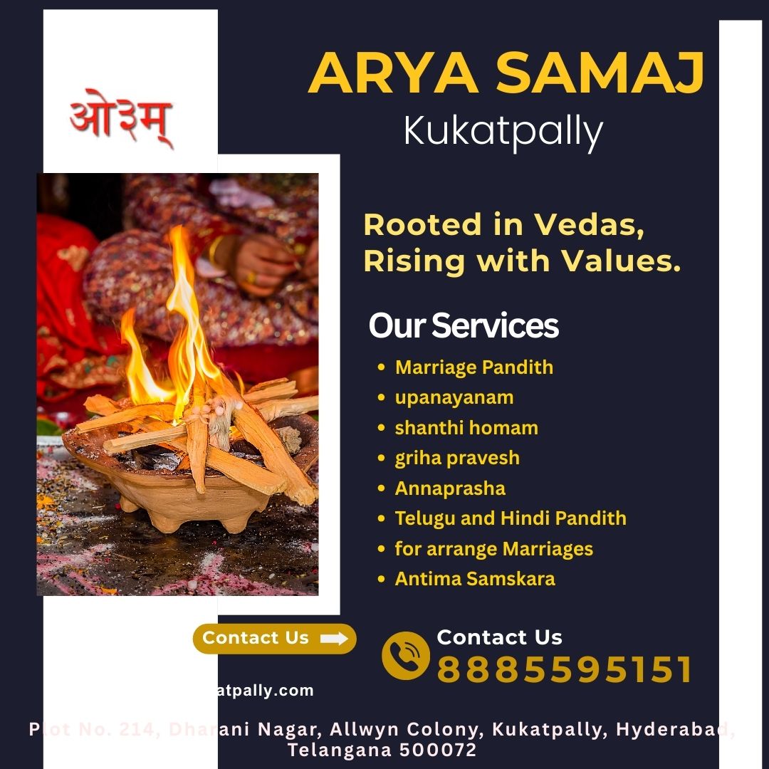 Arya Samaj marriage registration service Hyderabad