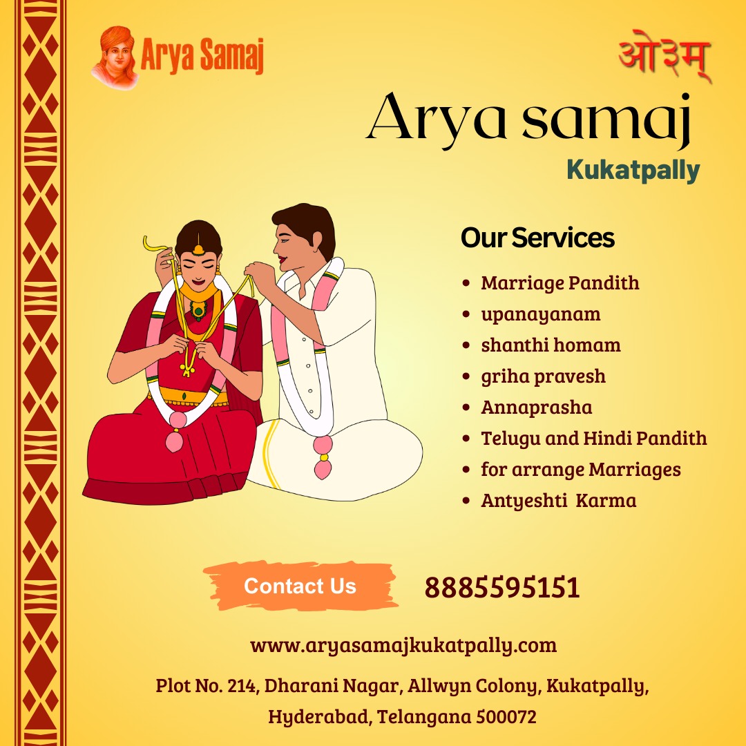 Kukatpally Arya Samaj – Your Nearest Legal Marriage Temple