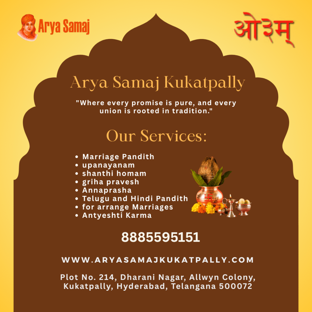 Arya Samaj Love Marriage Hyderabad