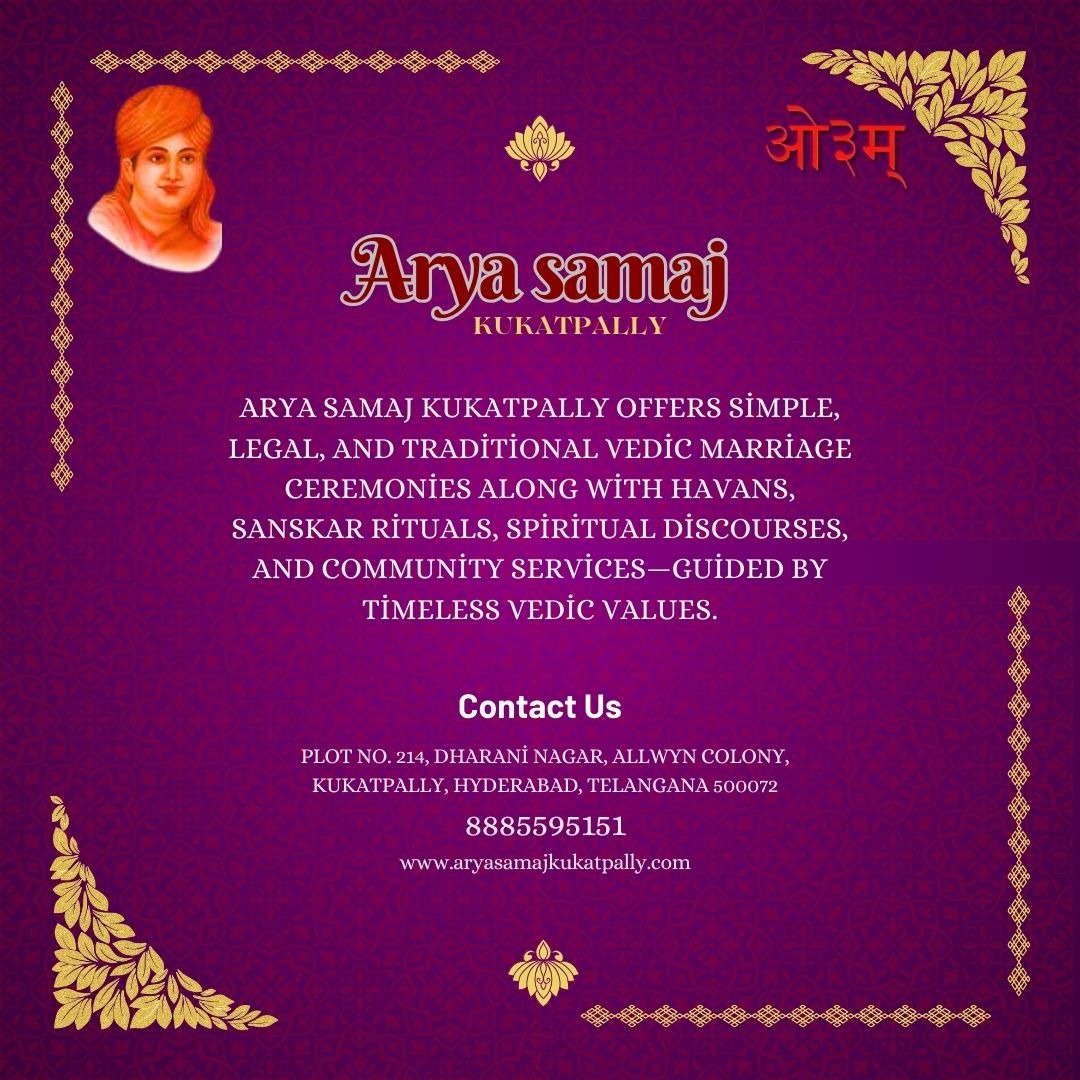 Arya Samaj Marriage Process in Hyderabad – Wedding Guide