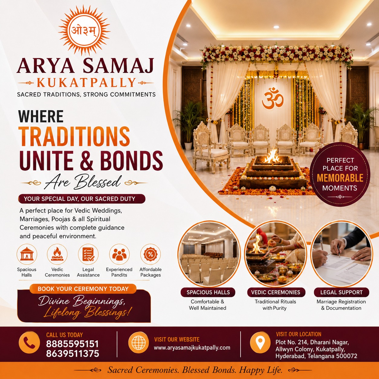 Arya Samaj Marriage Near Miyapur Hyderabad | Vedic Marriage