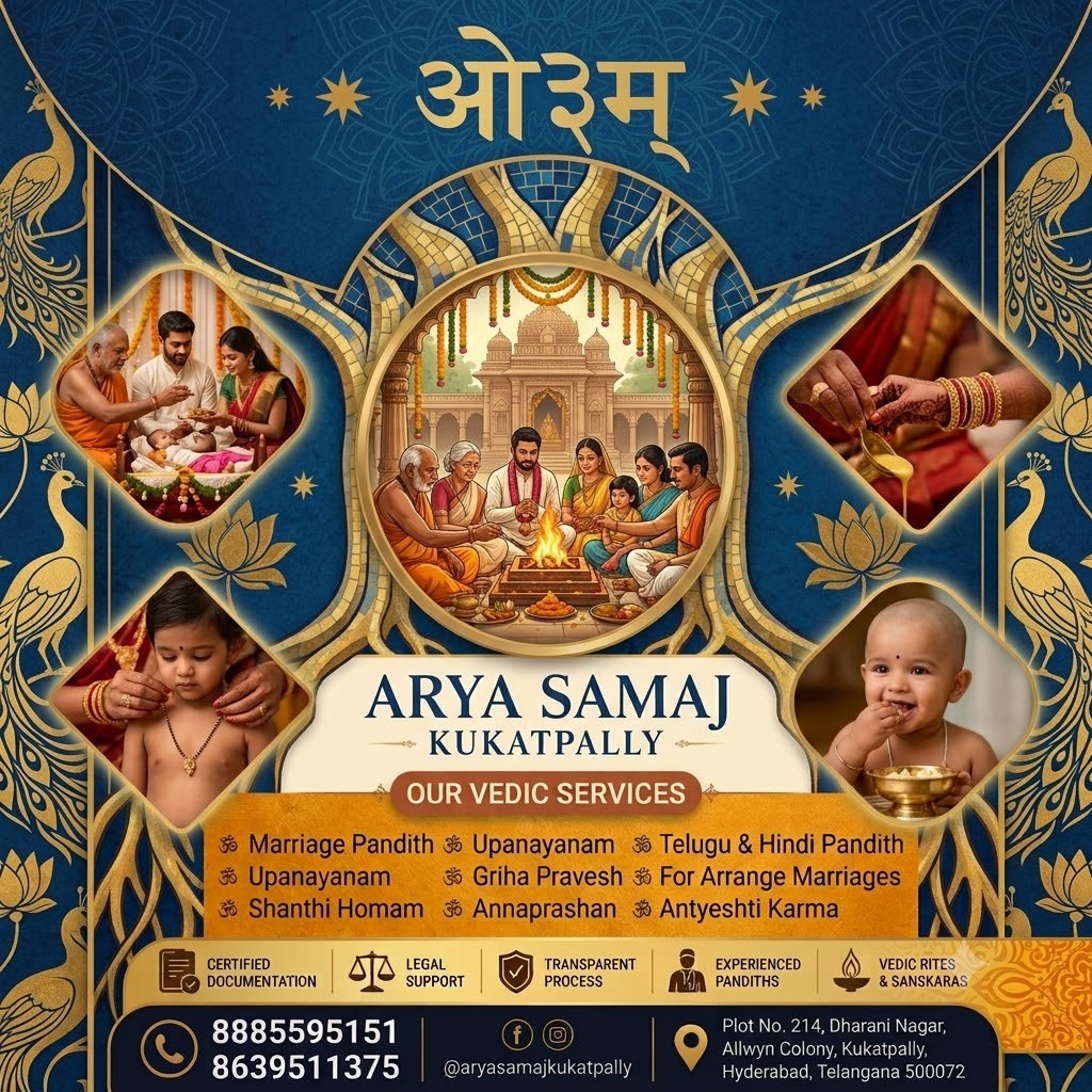 Vedic Puja and Homam Services in Kukatpally – Authentic Arya Samaj Rituals