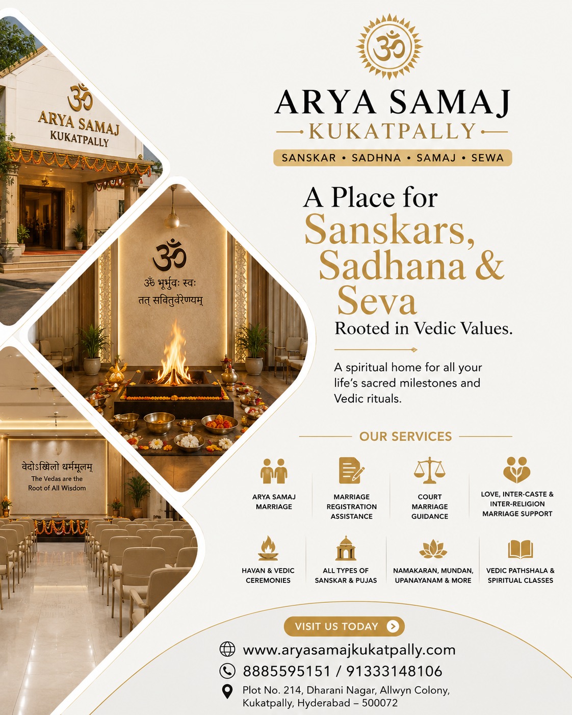 Arya Samaj Near Me in Kukatpally Hyderabad | Vedic Marriage & Puja Services